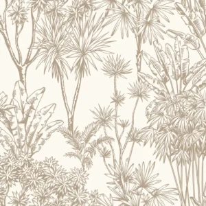 Toile tendue murale Végétation nuances de beige, deuxième visuel