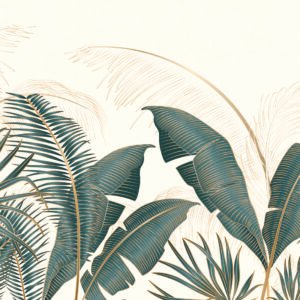 Toile tendue murale Ballade tropicale, deuxième visuel