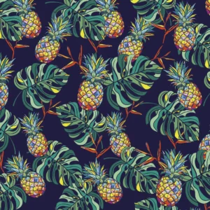 Toile tendue murale Ananas en folie, deuxième visuel