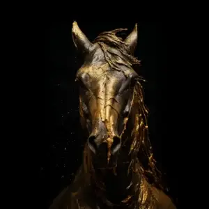 Toile tendue murale Etalon d'Or, deuxième visuel