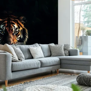 Toile tendue murale Tigre dans l’ombre, deuxième visuel